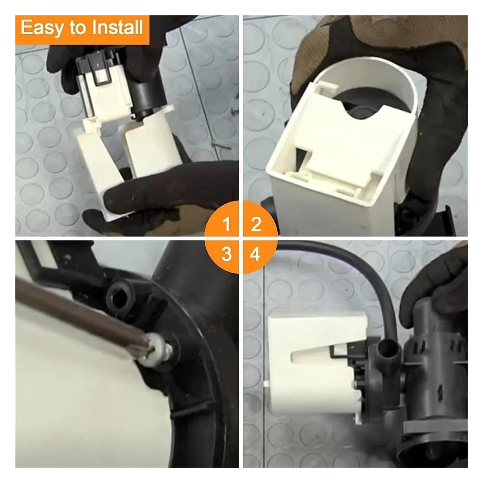 Bomba de Drenaje de Lavadora, Compatible con Kenmore, 4681EA2001T