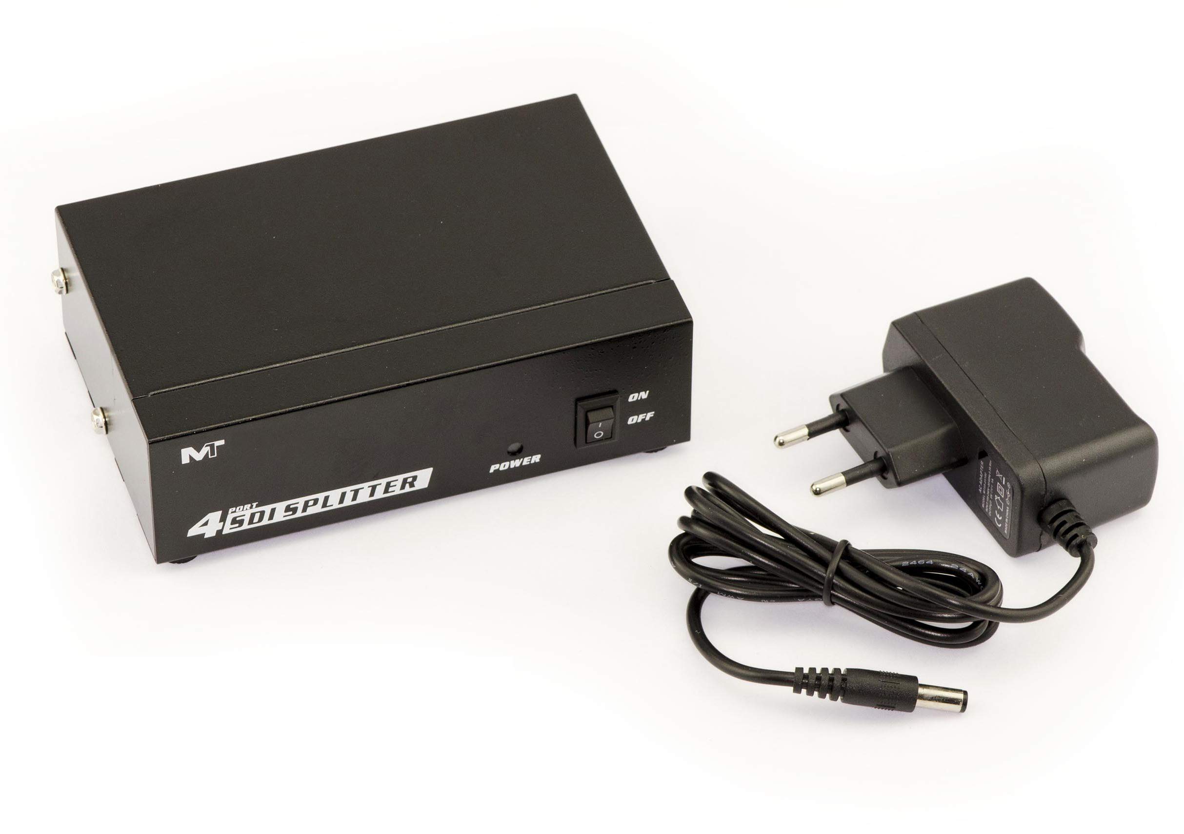 KALEA-INFORMATIQUE Splitter video BNC SDI che duplica in modo identico 1 sorgente di ingresso in 4 uscite simultanee. Compatibile con SD-SDI HD-SDI e 3G-SDI