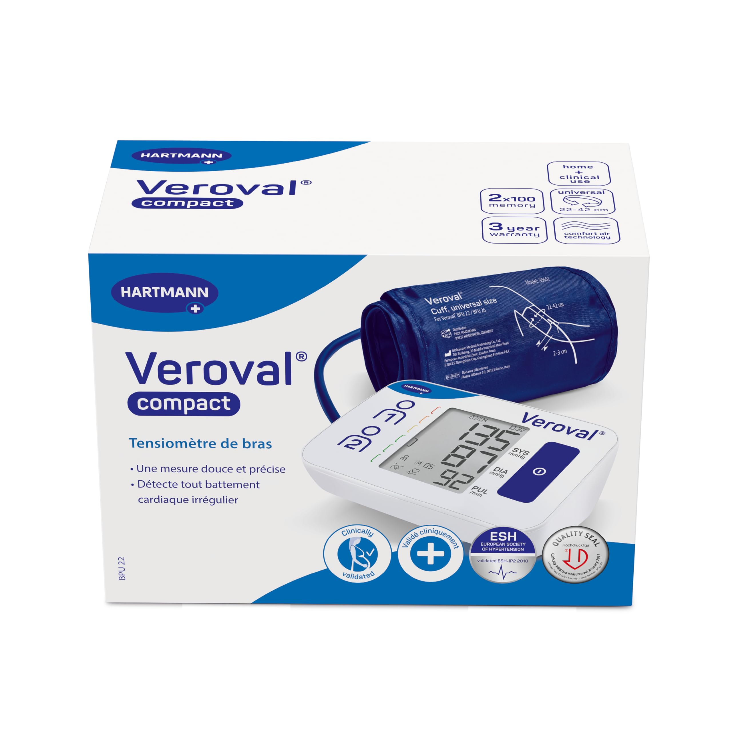 Tensiómetro de brazo Veroval compacto