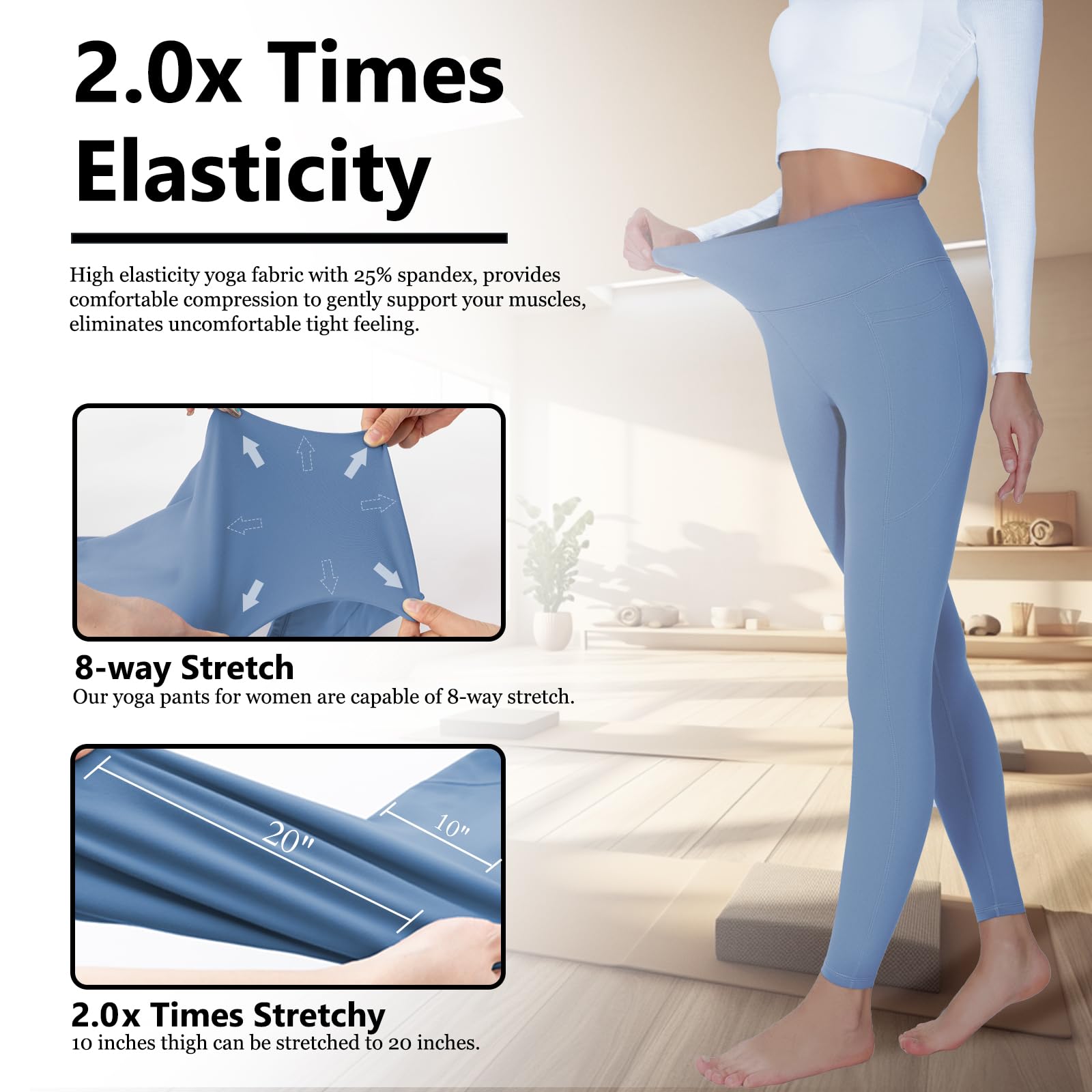 SPACEVIKING Pantaloni da Yoga Donna