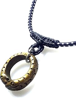 Rare Magic Pendant Snake Eat Snake Made by LP Imm Hua-Khao Temple Powerful Lucky in Games for Wealth Talisman Thai Amulet