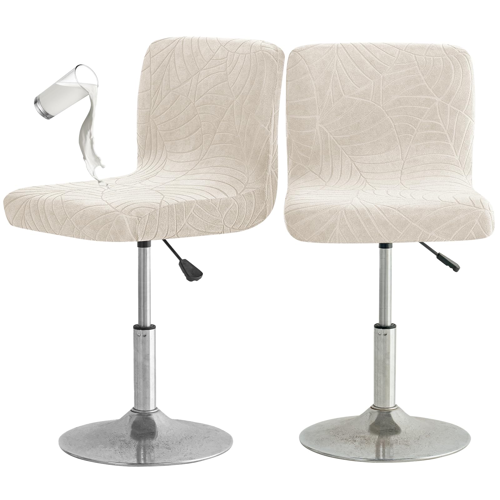 Chair Covers Bar Stool Cover 2pc Bar Chair Cover Swivel Bar Stool Slipcover