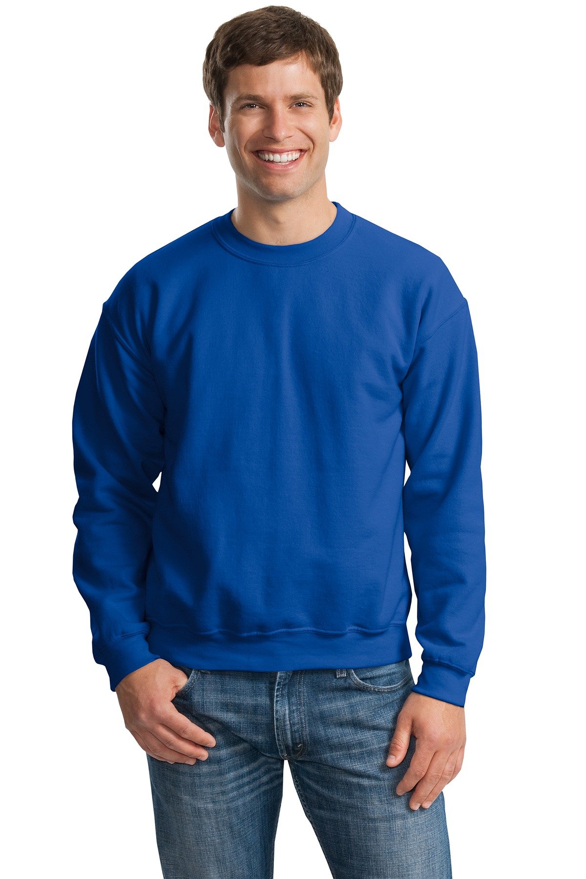 Gildan Activewear 50/50 Crewneck Sweatshirt, 3XL, Royal