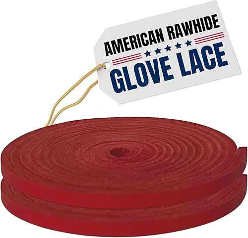Covey Sports Premium Baseball Glove Lace Kit - Genuine American Rawhide Leather - 72-Inch Laces for Glove Repair and Relacing - Universal Fit for