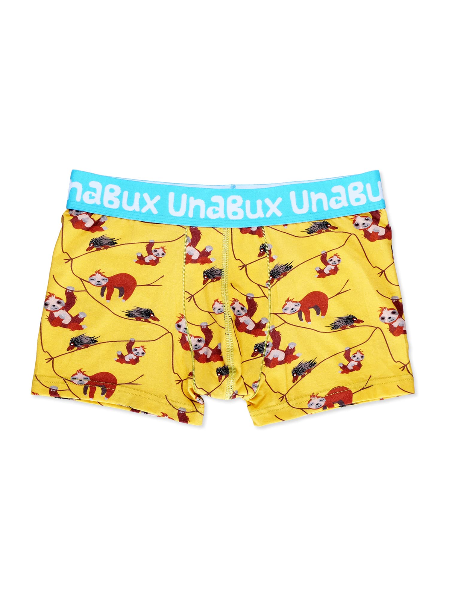 Generisch UnaBux bokserki męskie, zestaw 2 sztuk, leniwiec, Tucan Dandy, Tucan Dandy, rozmiar L, zielony, L