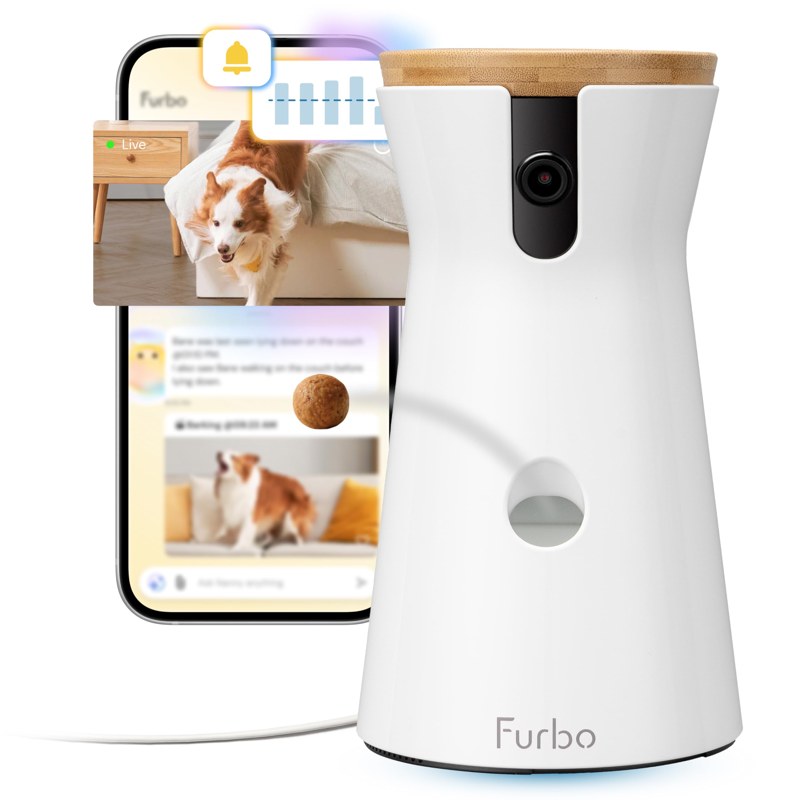 Furbo 360° Dog Camera [Subscription Required] Unlock w/Paid Plan