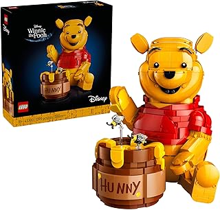 LEGO Disney Winnie The Pooh Building Set - Home, Office, or Book Shelf Decor for Adult Fans, Ages 18+ - W/Eeyore Figure - Collectible Disney Gift - 43300