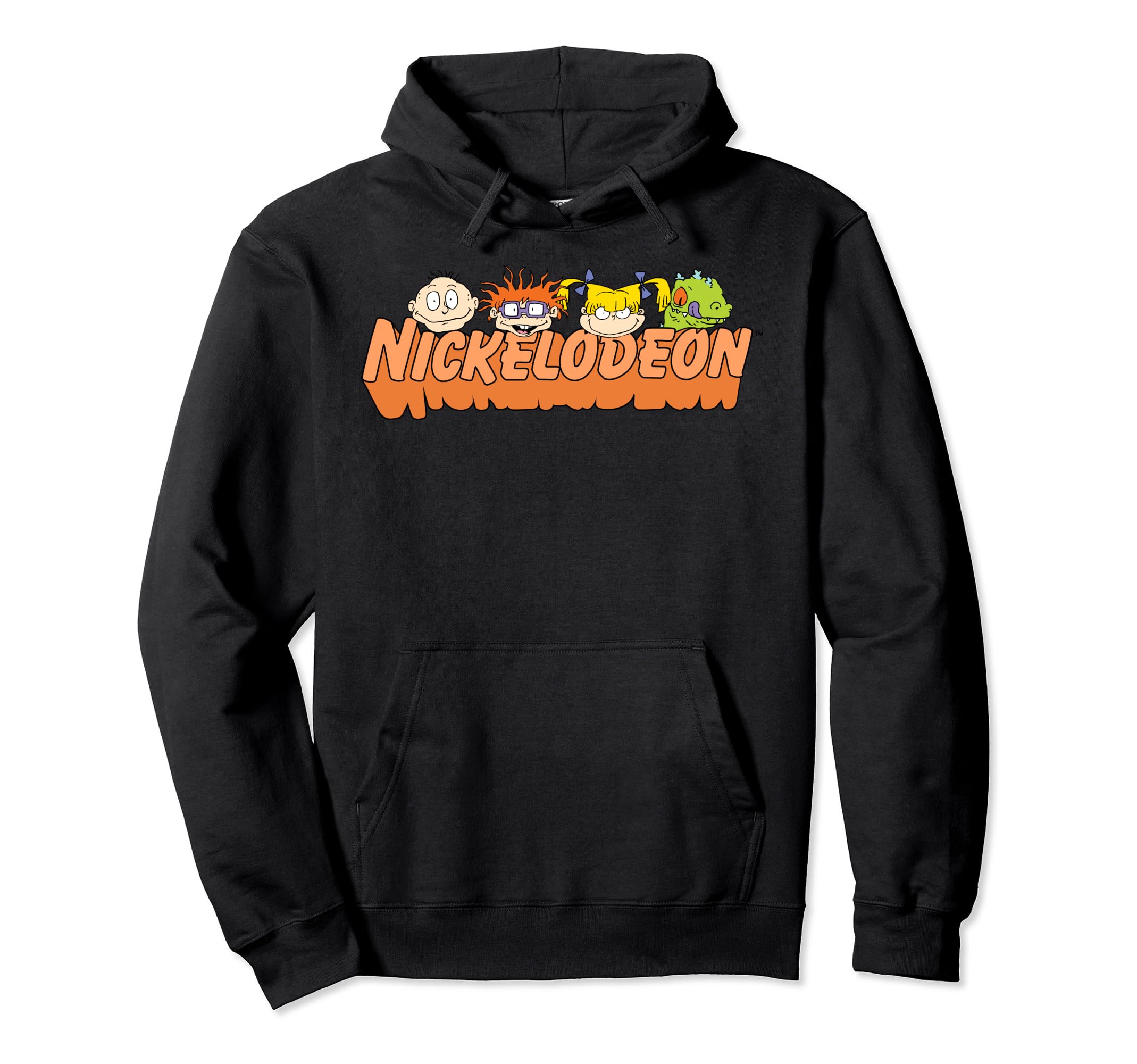 Nickelodeon Head Shot Orange Logo Pullover Hoodie : Clothing, Shoes \u0026  Jewelry - Amazon.com
