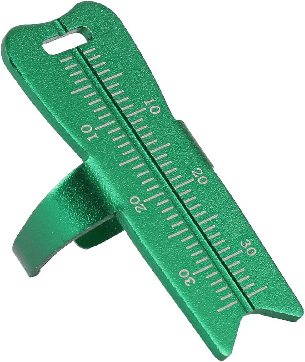 Endo Measuring Ring, Aluminium Endodontic File Ruler Dental Root Canal Measurement Instrument