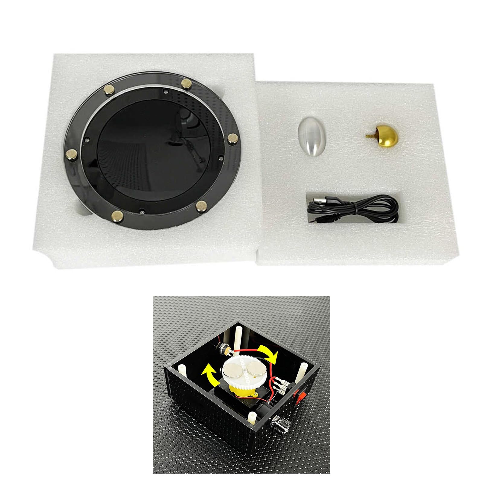 Strumento dimostrativo fenomeni vortici elettromagnetici Aiuto didattico per la fisica per aule Laboratori scolastici per l ' educazione scientifica Scienze domestiche