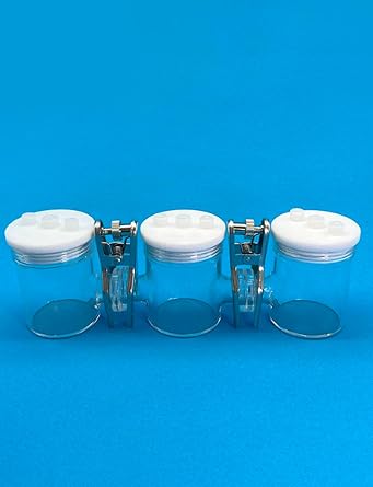 Removable Membrane Three-Compartment H-Type Sealed Electrochemical Cell, Equal Volume Chambers, Three-Electrode System Lab Use 50-50-50ml