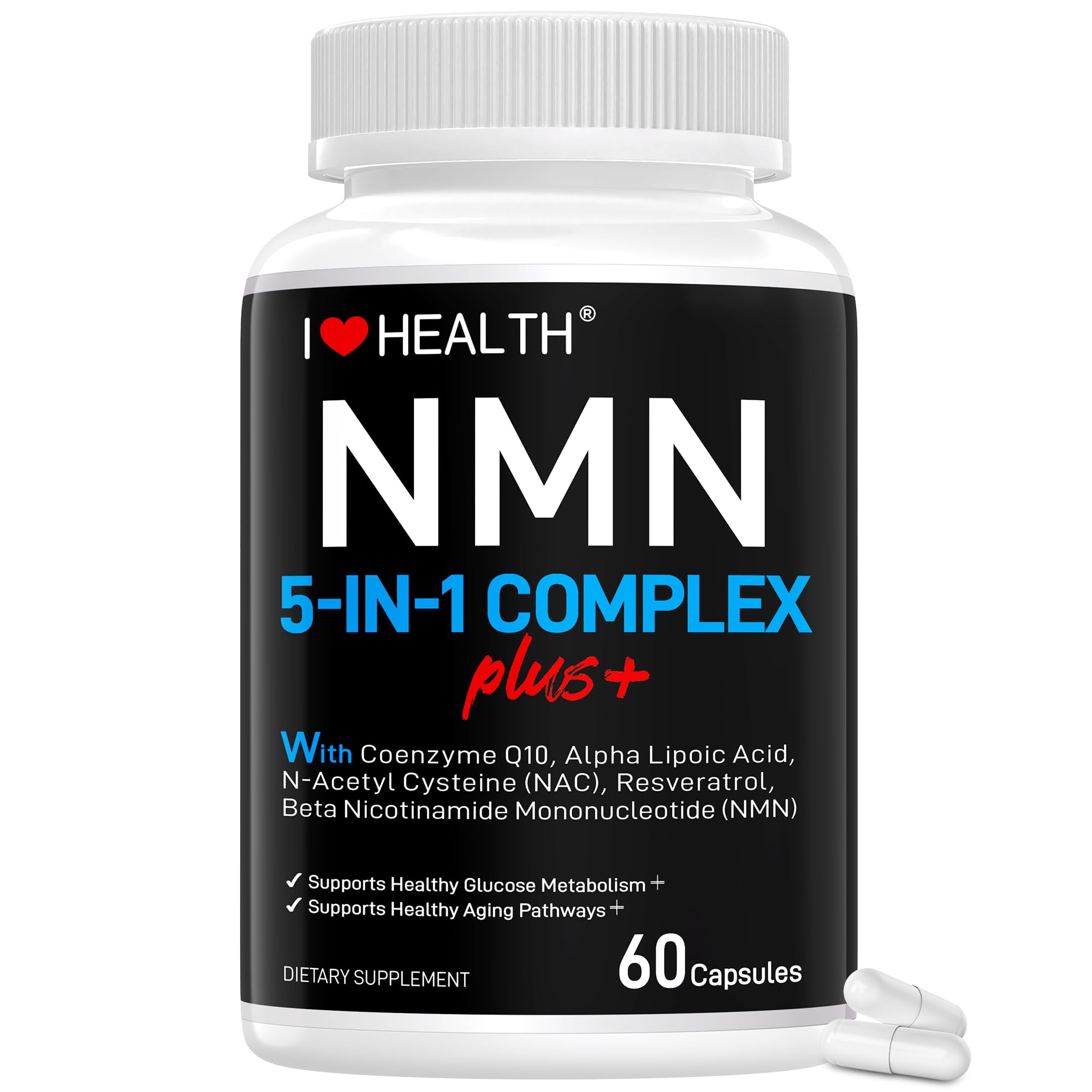 Amazon.com: I LOVE HEALTH NMN Complex Plus+ for Women & Men with