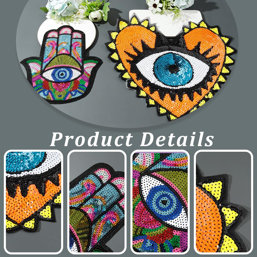 AHANDMAKER 15 Parch Bordados De Mal De Ojo Para Ropa | FindTheDeal