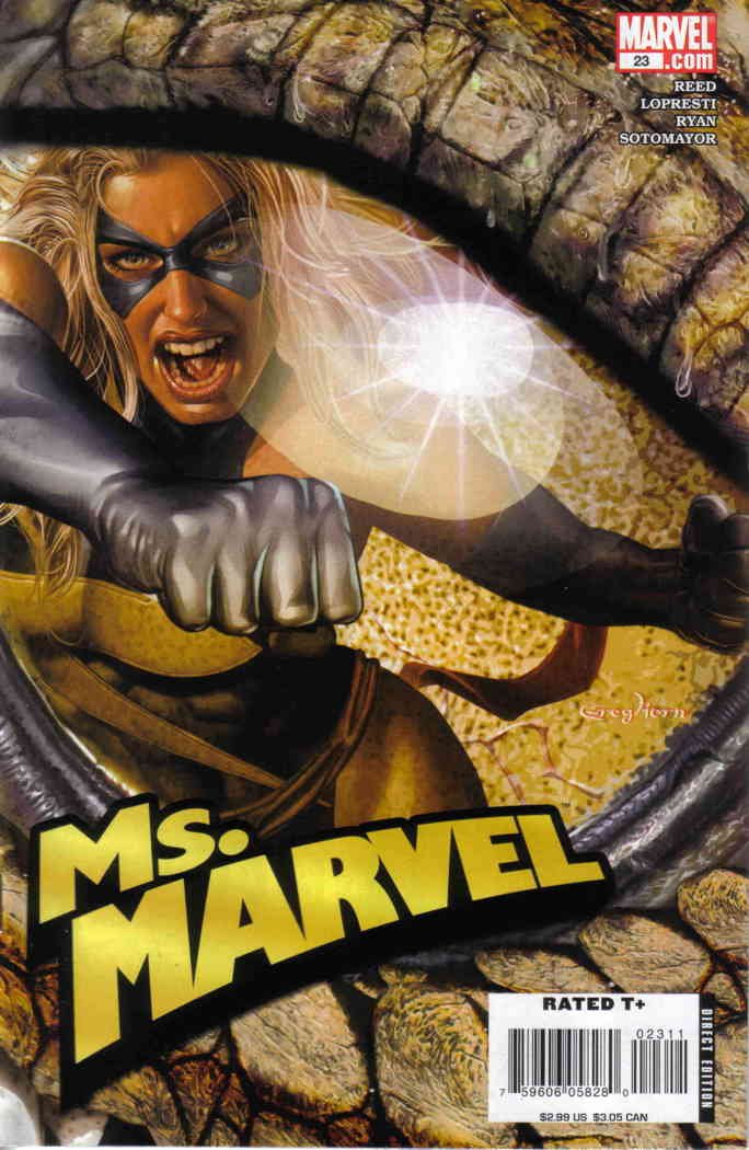 Amazon.com: Ms. Marvel (2nd Series) #23 VF ; Marvel comic book 