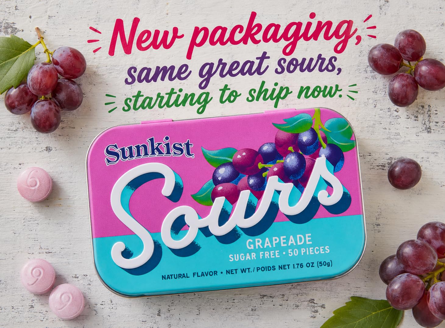 Amazon.com : Sunkist Sours Grapeade, Vitamin C, Sugar Free Sour