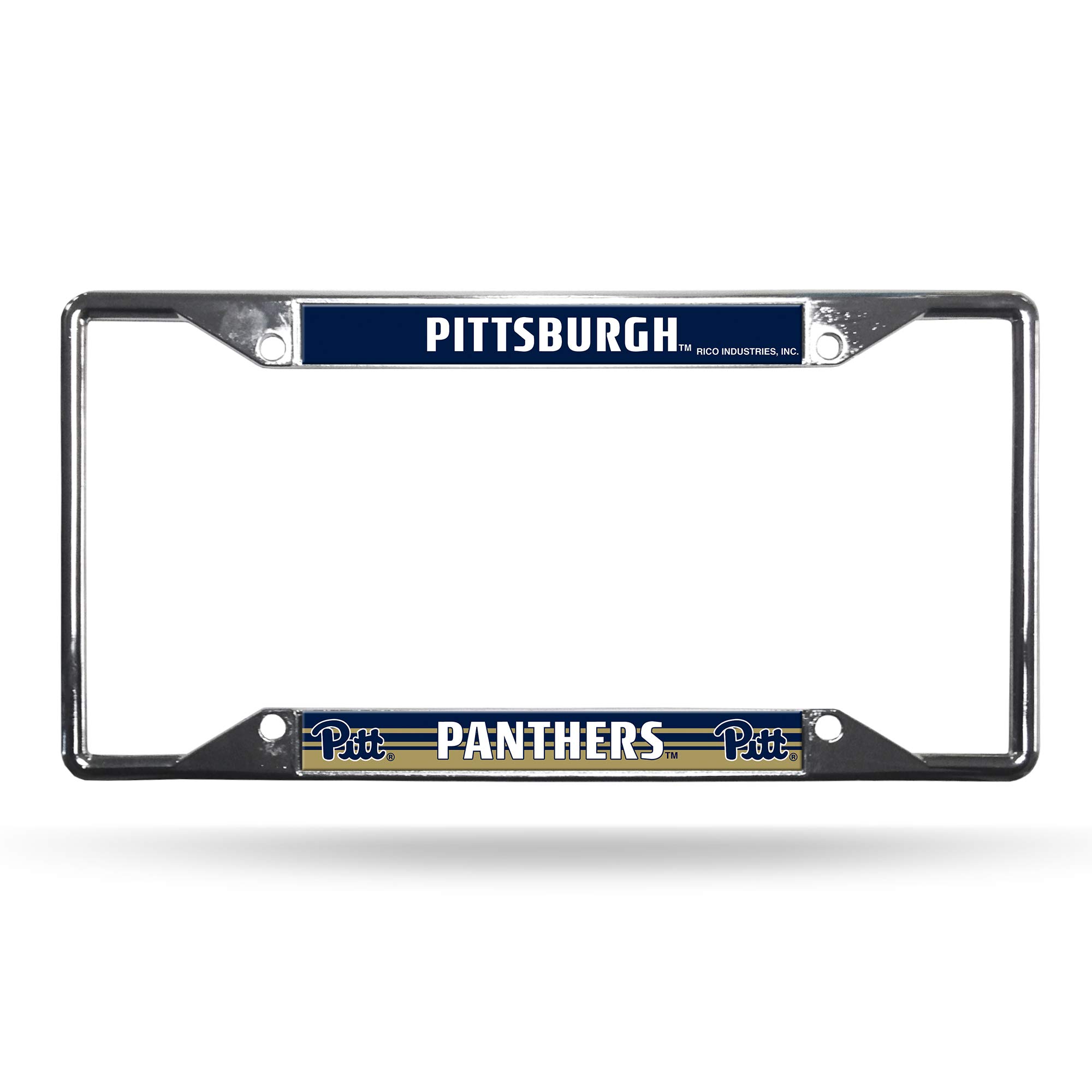NCAA Pitt Chrome License Plate Frame