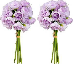 Amazon.com: 9 Bunches 27 Pcs Light Purple Ranunculus Artificial Flowers, Faux Silk Mini Wedding Filler Flowers, DIY Flower Bouquet for Centerpieces, Bridal Shower Decorations,Arrangements,Home Decor(Light Purple) : Home & Kitchen