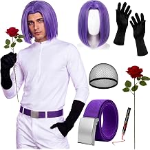 Maiteenly 5 Pcs Halloween Cosplay Costume for Adults Team Anime Costume