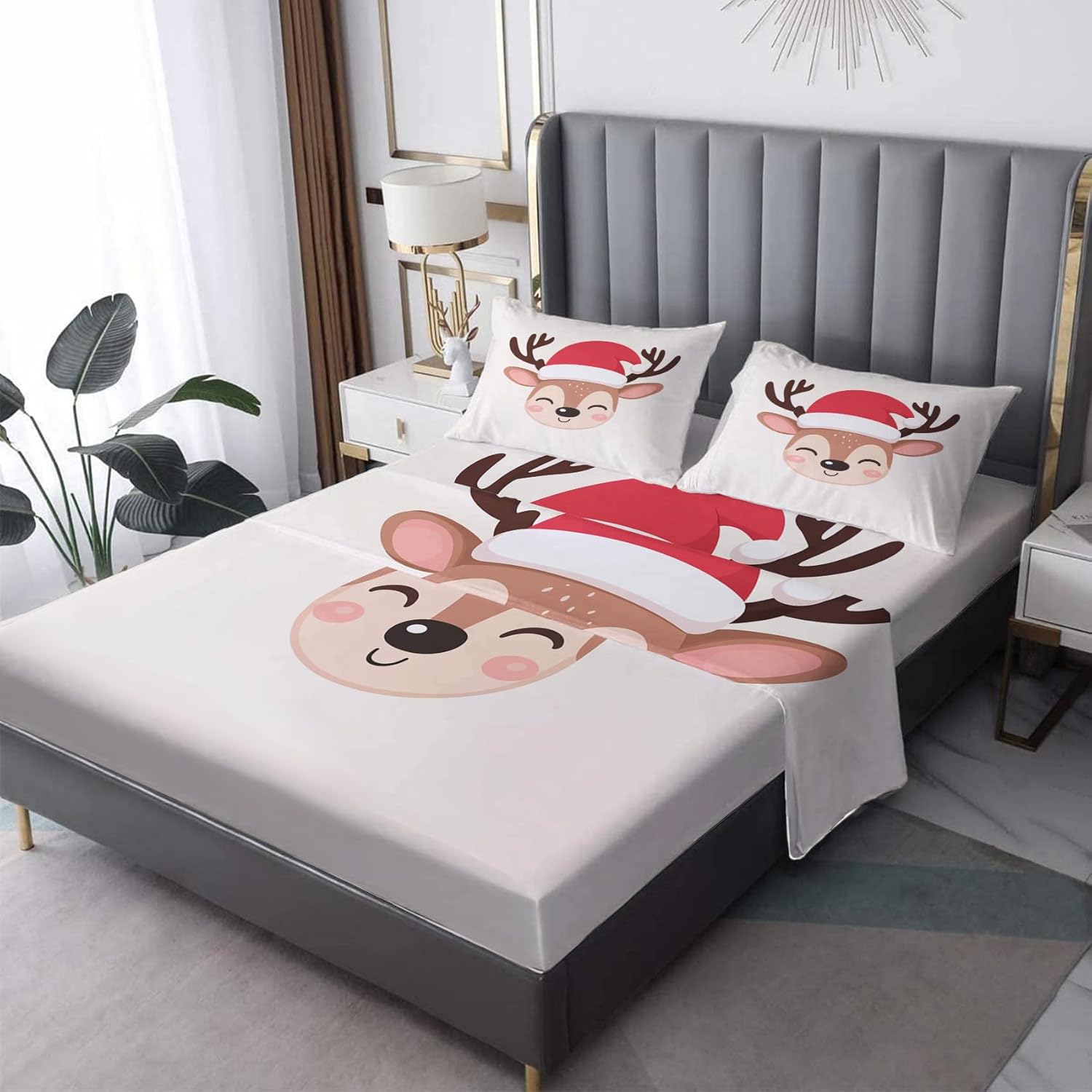 Fizzenobia Reindeer Decorations Reindeer Sheets Full Size