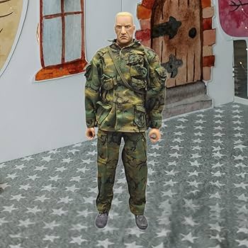 リアルミリタリーフィギュア 迷彩装備 1/6 Amazon | KLKCMS 1/6スケール男性アクションフィギュア リアル