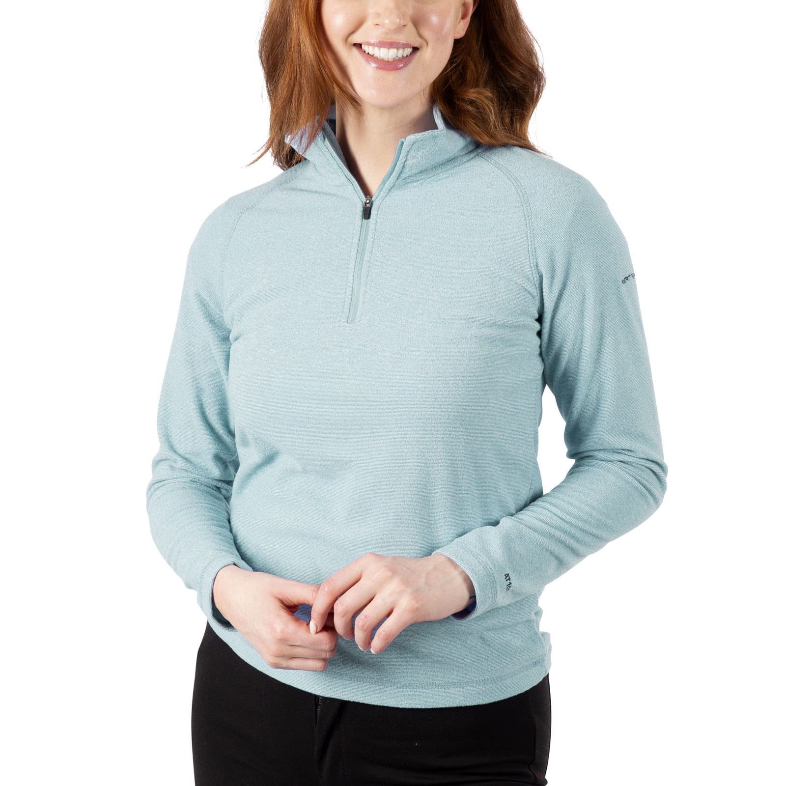 Trespass Womens Brushed Back Fleece Top Meadows - 1/2 Neck Zip Jumper