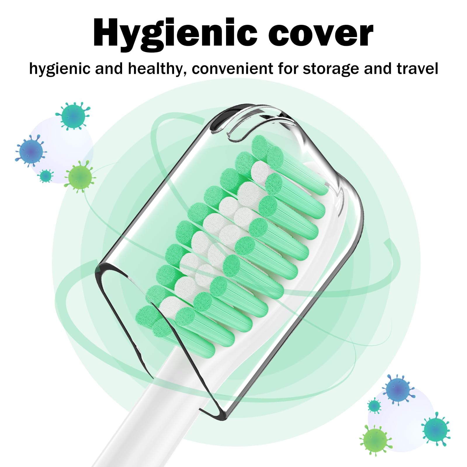 Cabezales de repuesto para cepillo de dientes Philips Sonicare, cerdas suaves y medias, cabezales de repuesto para cepillo de dientes eléctrico E-Series Essence Xtreme Elite Advance y CleanCare,