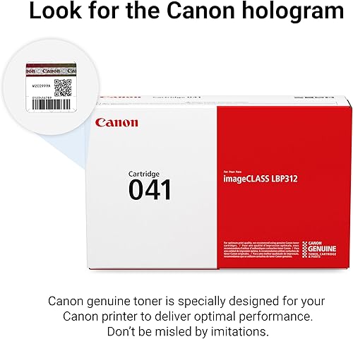 Miniatura 5 de Canon Cartucho de tóner negro 041 original compatible con LBP312dn, MF525dw