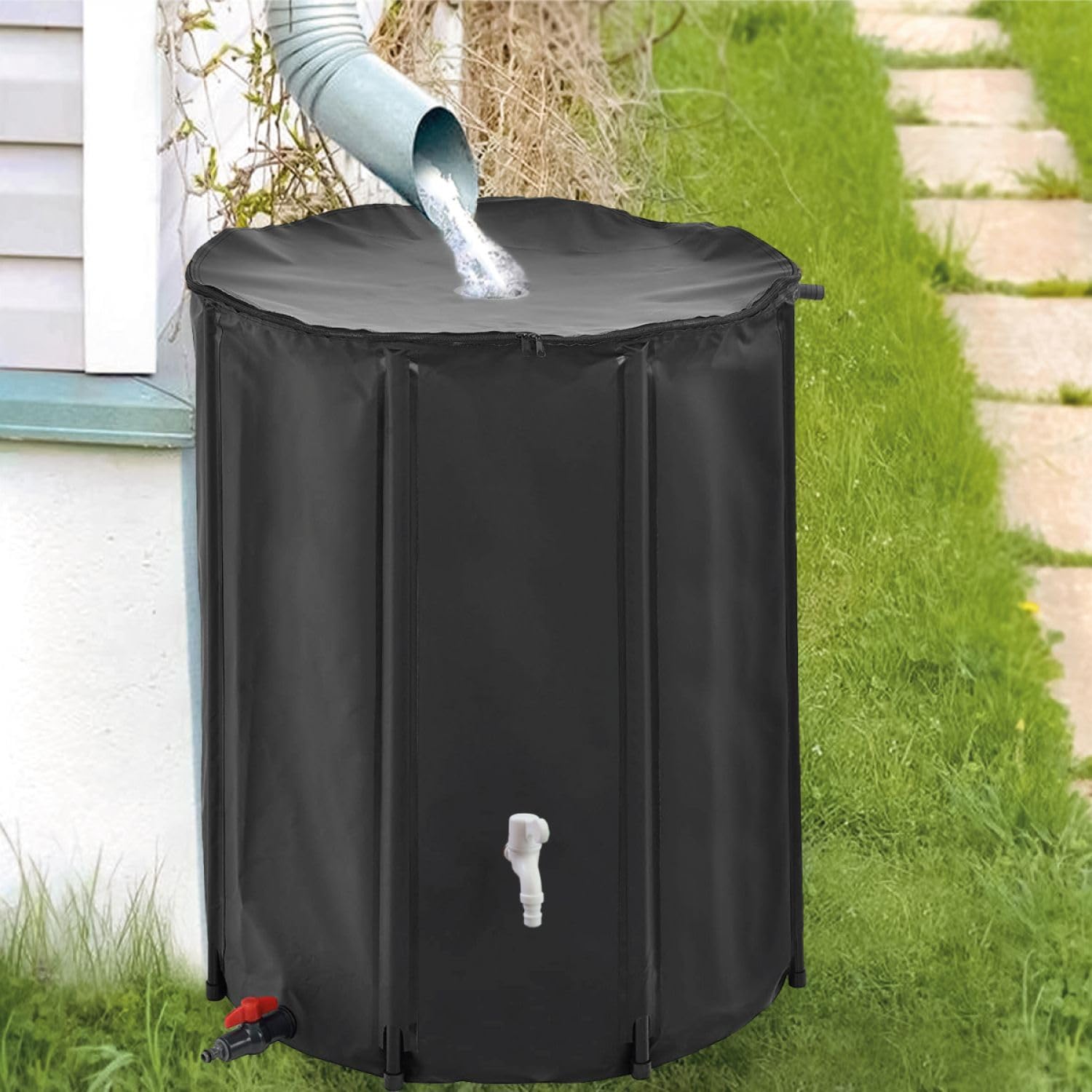Linxor - Depósito de Agua de Lluvia Plegable - 1000 L - 2 Colores