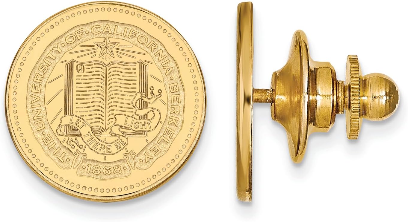 Cal Crest Lapel Pin (14k Yellow Gold)