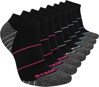 Skechers Women's Work Collection Low Cut Cushioned Socks (8-Pack)