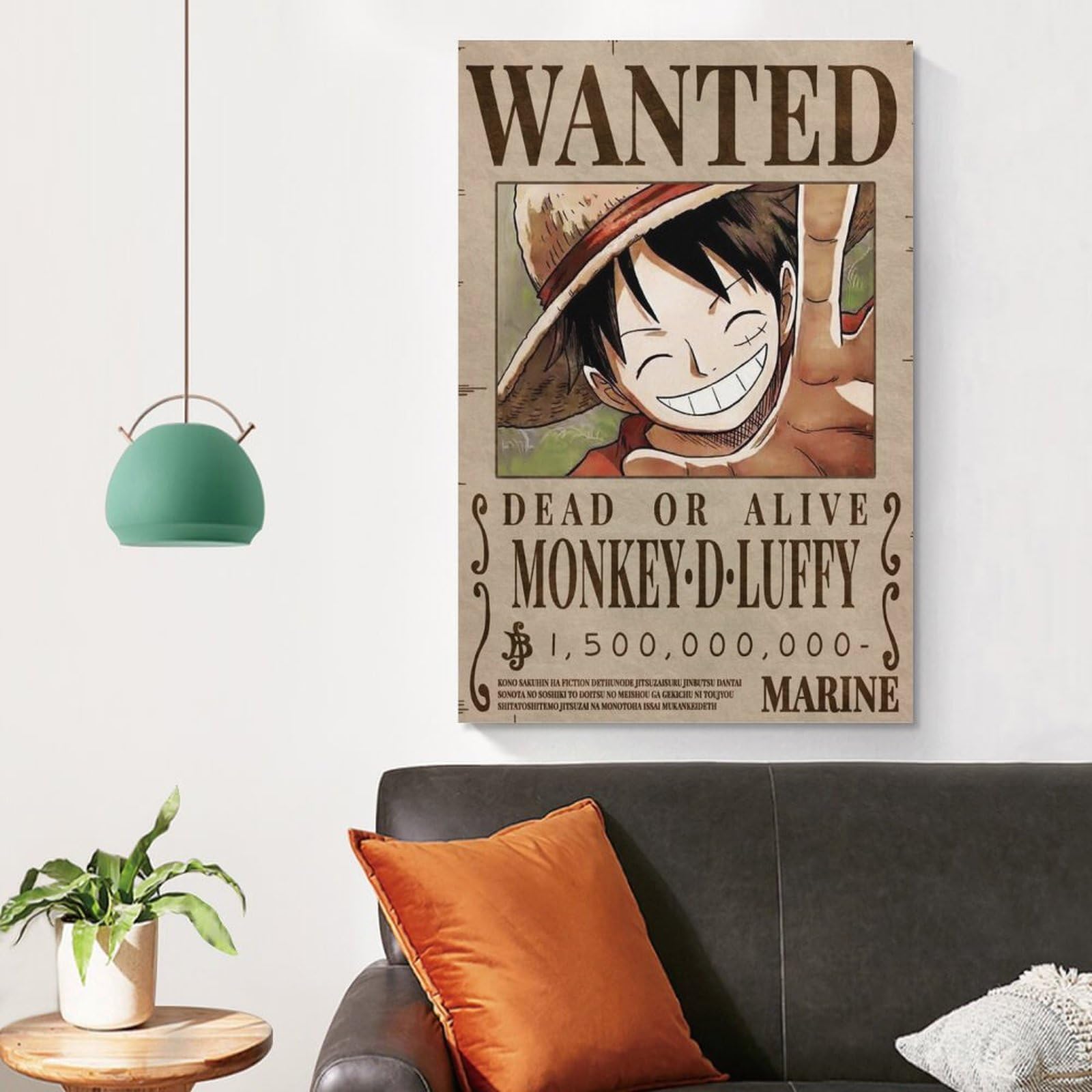 Amazon.co.jp: GENERIC HDアニメポスター ルフィ バウンティ 指名手配