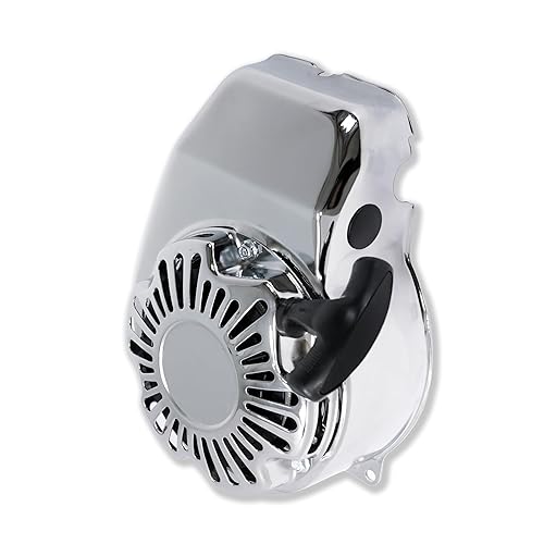 Miniatura 3 de JMCHstore Cubierta de ventilador de arranque cromada brillante para Monster Mega Moto MMB105, Coleman RB100 105cc, Motovox MBX10 Orxyearth Dirt Kids