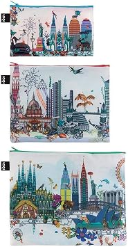 LOQI Kristjana S Williams Interiors World Skyline Zip Pockets