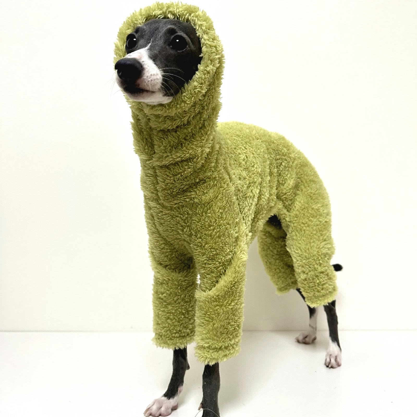 Manteau d'hiver pour Chien, Pyjama Doux, Pyjama pour Animal de Compagnie, Veste Chaude et Froide pour Chien, Pull à col roulé pour lévrier Italien, Whippet