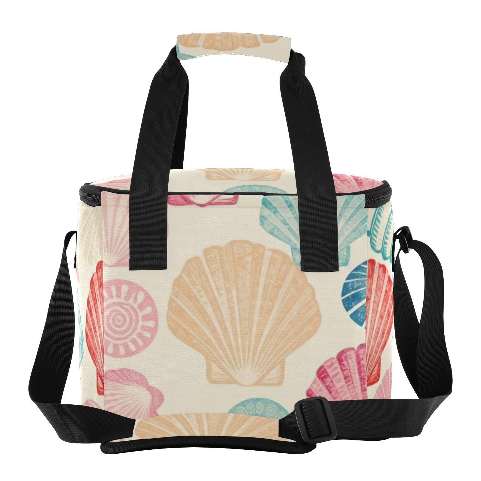 Sac de transport thermique en PEVA doublé de coquillage pastel pour les amateurs de plein air