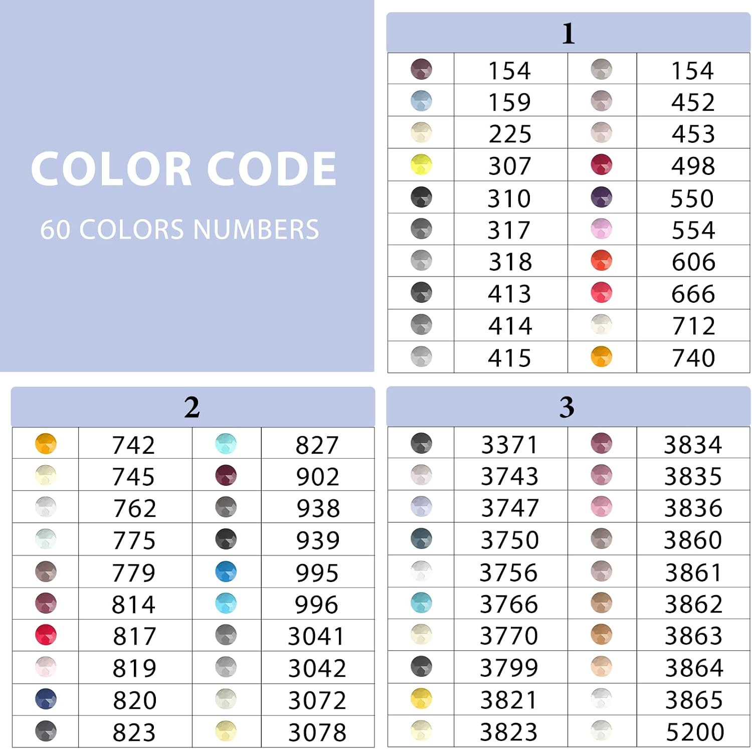 30000 Pcs 60 Colors Diamond Art Painting Beads, 5D Diamond Painting Accessories, Round Diamond Painting Drills Diamonds Flat Bottom Rhinestones for Bead Art Gem Art Craft