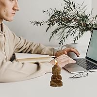 Vista 6 de Bubble Candle Mould, Buddha Design Silicone Candle Mold Mould Decorating Silicone Molds for Candle Wax Resin Gypsum Crafts Making