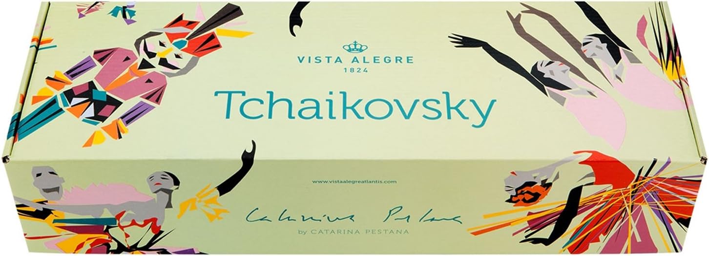 Vista Alegre Tchaikovsky Espresso Cup Set (4 x 3.52 oz, Porcelain, Modern, Light Blue)