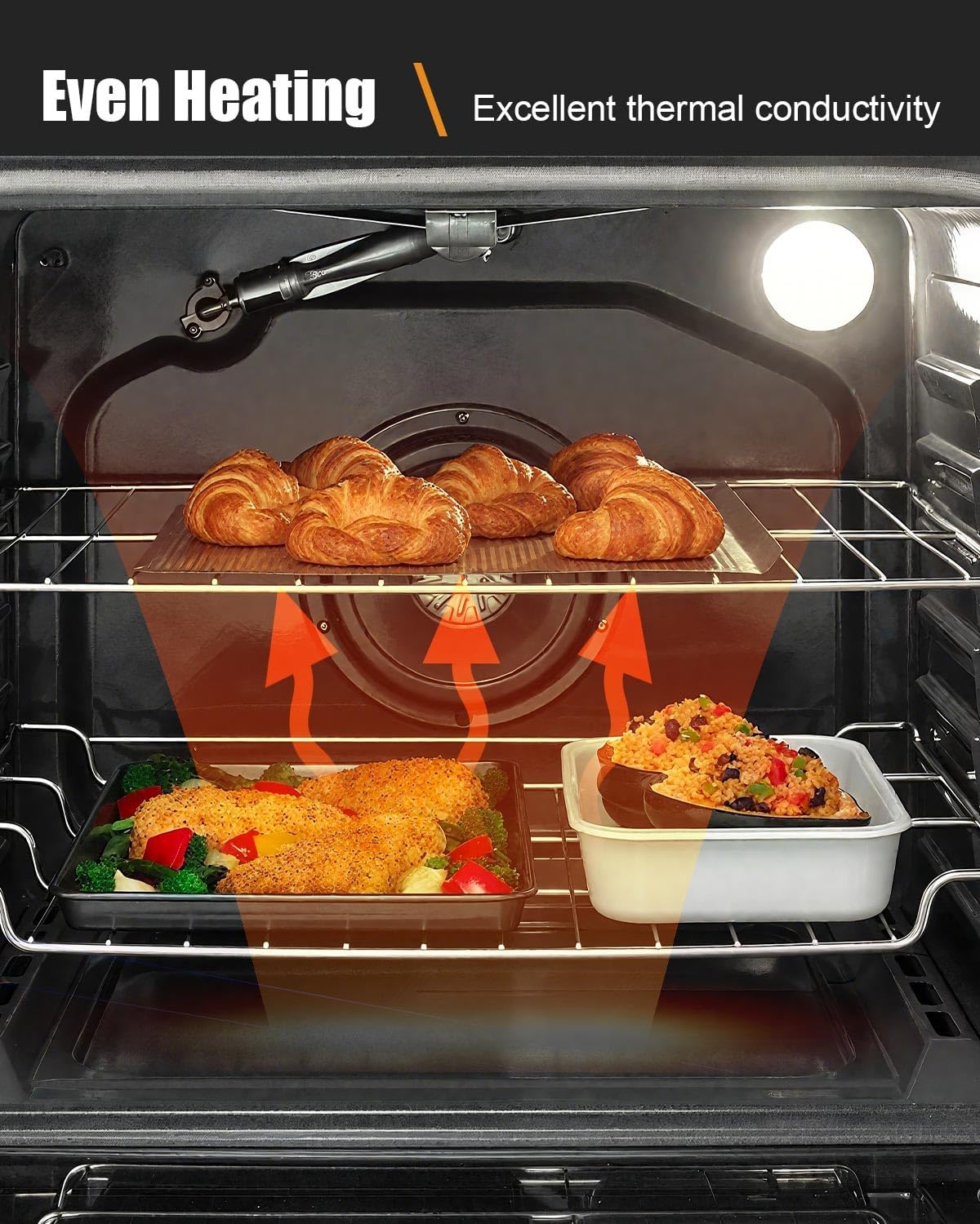 W10256908 Oven Rack Fit for Whirlpool Range Stove Oven, 24 x 15.75 Inch Oven Baking Rack Replace W10138079, 3195710, W10179196, 304 Stainless Steel, 2 Pcs