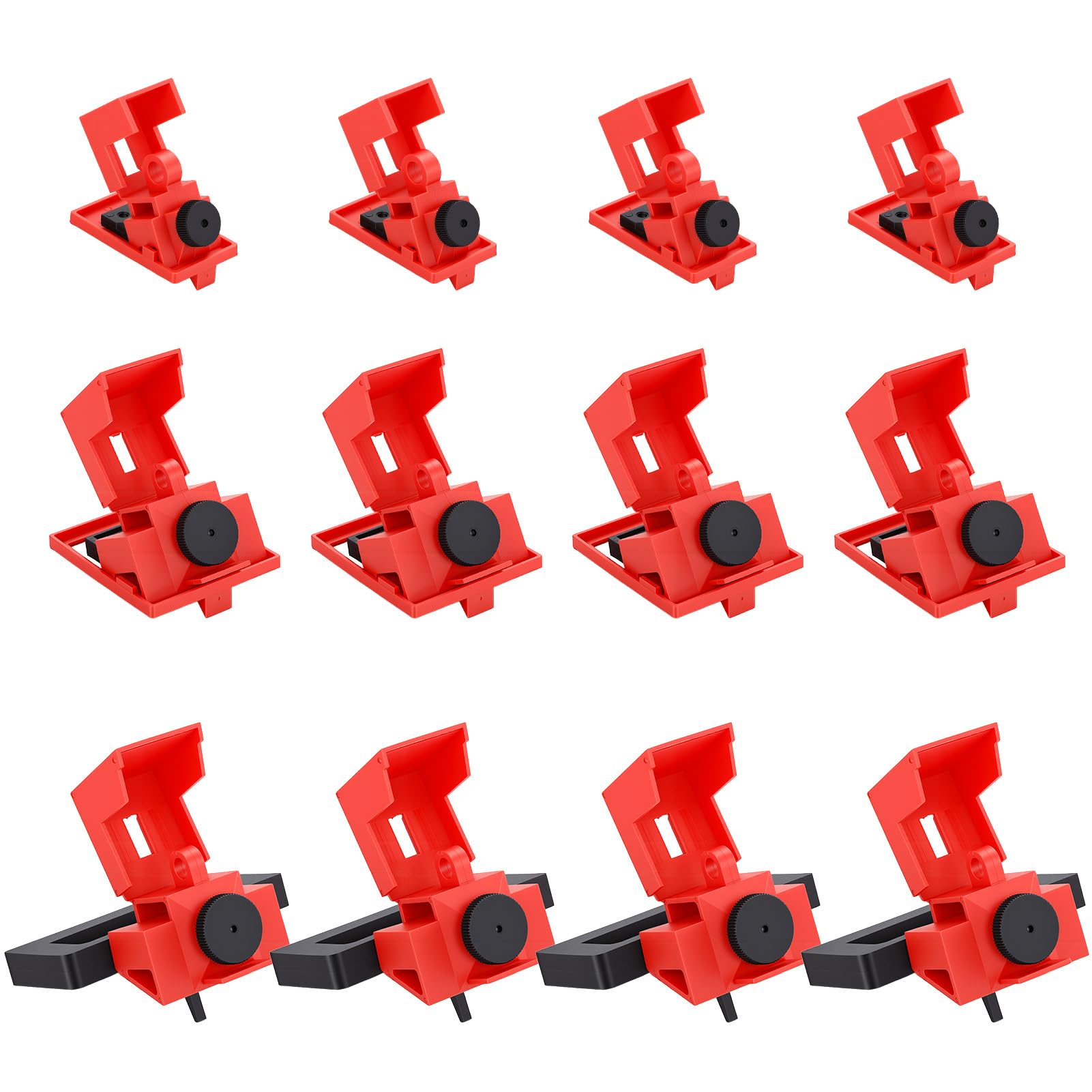 Circuit Breaker Lockout Device, Lockout Tagout Kit 12 Pcs Single