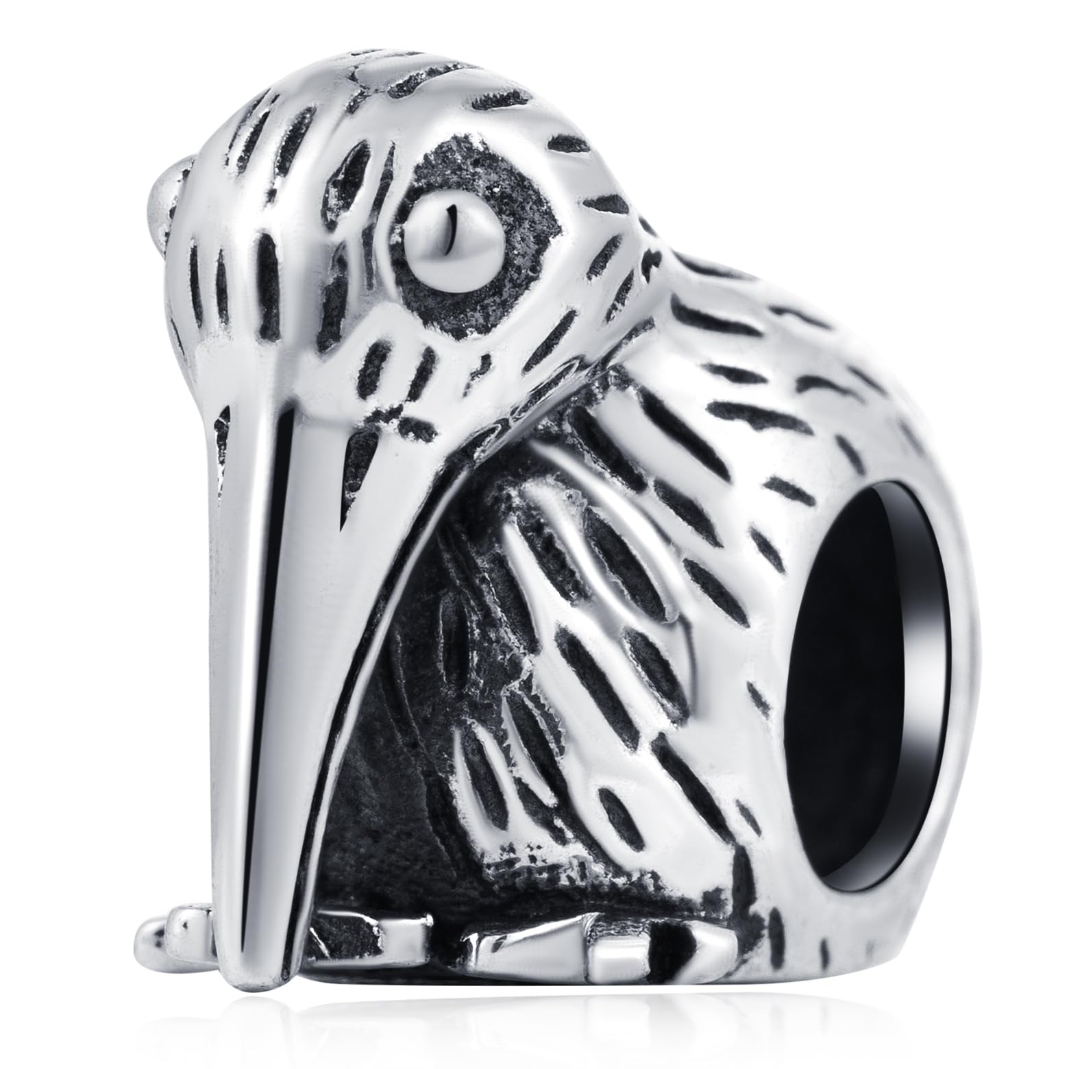 Animal Pets Charm-925 Sterling Silver Cute Rabbit, Night Owl Bird, Flying Pig, Myth Unicorn, Peace Bird Pigeon, Manta Ray, Bear, Frog, Black Butterfly