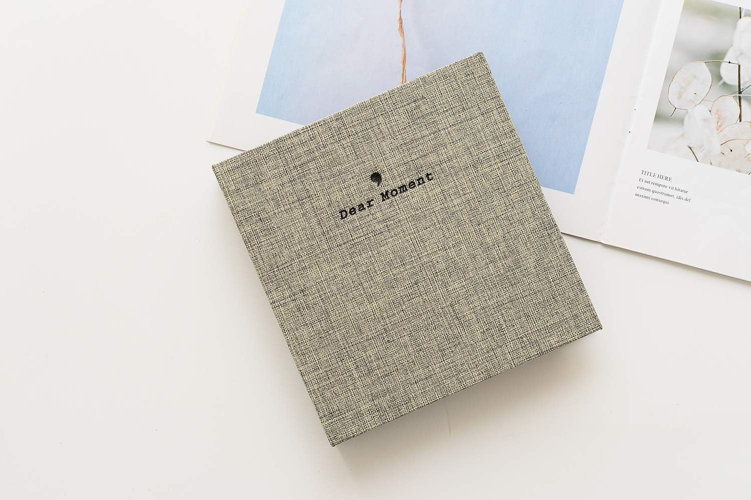 Ablus 100 Pocket Mini Photo Album - Fits Fujifilm Instax & Polaroid Snap Plus Kodak Mini Films (Gray) image 2