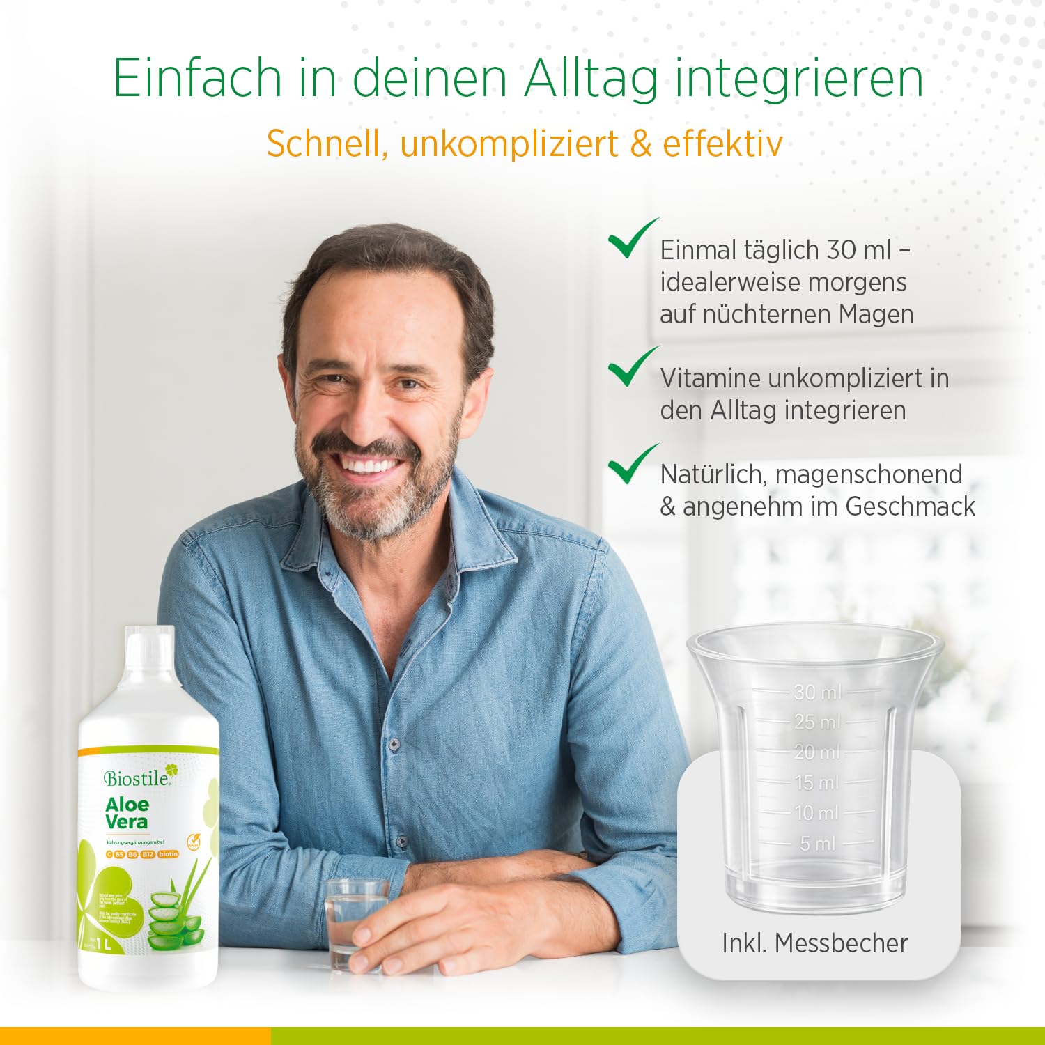 Aloe Vera – Natürliches Aloe Vera Elixier mit wichtigen Vitaminen
