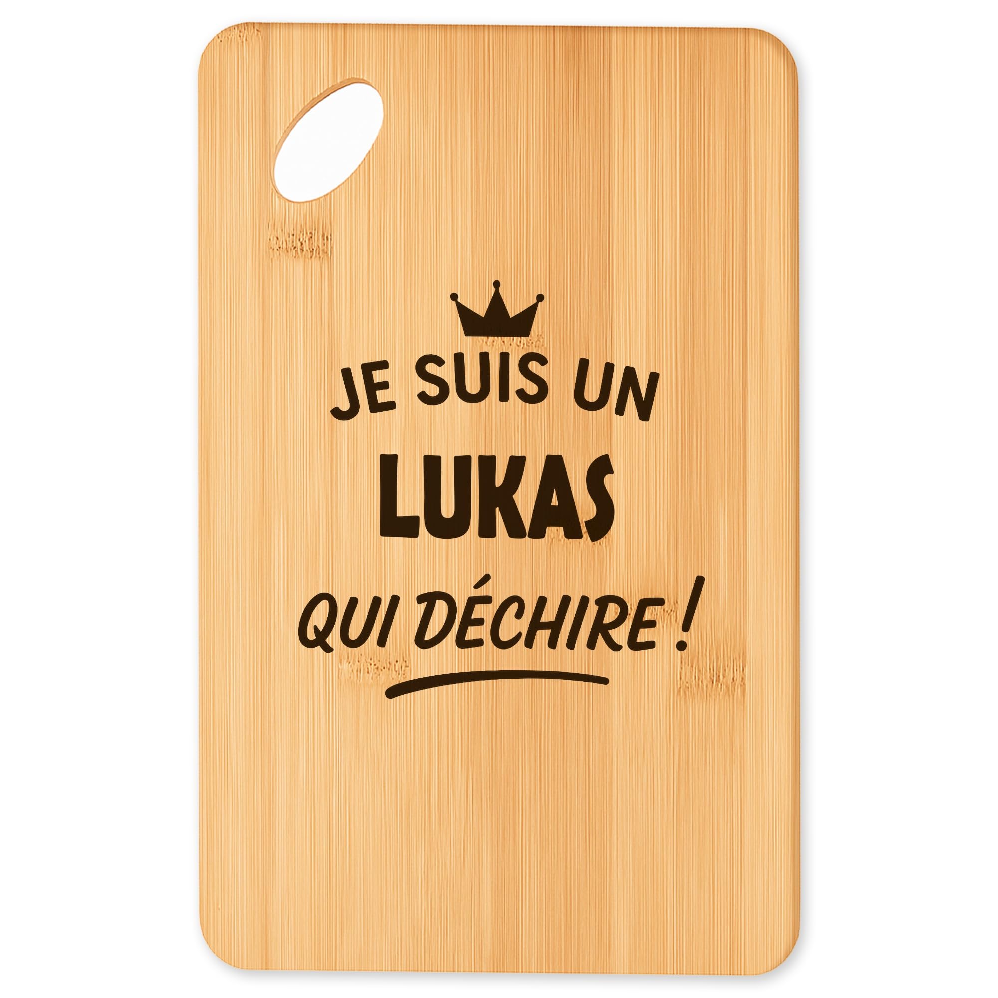 Plateau apéro en bambou Lukas, le cadeau original de cuisine pour le barbecue