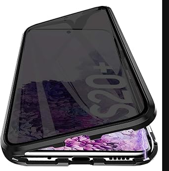 Anti-peep Case Compatible Galaxy S20+ Plus Magnetic case, Magnetic Adsorption Double-Sided Privacy Screen Protector Case Cover for Samsung Galaxy S20 Plus 2020 Black