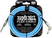 Vista 10 de Ernie Ball - Cable de instrumento Flex recto/recto de 20 pies - Rosa