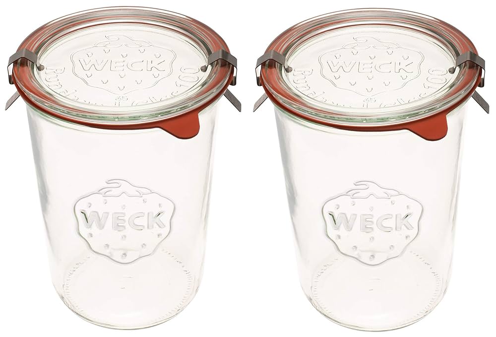 Amazon｜Weck Canning Jars 743 - 透明ガラス製のWeckモールド