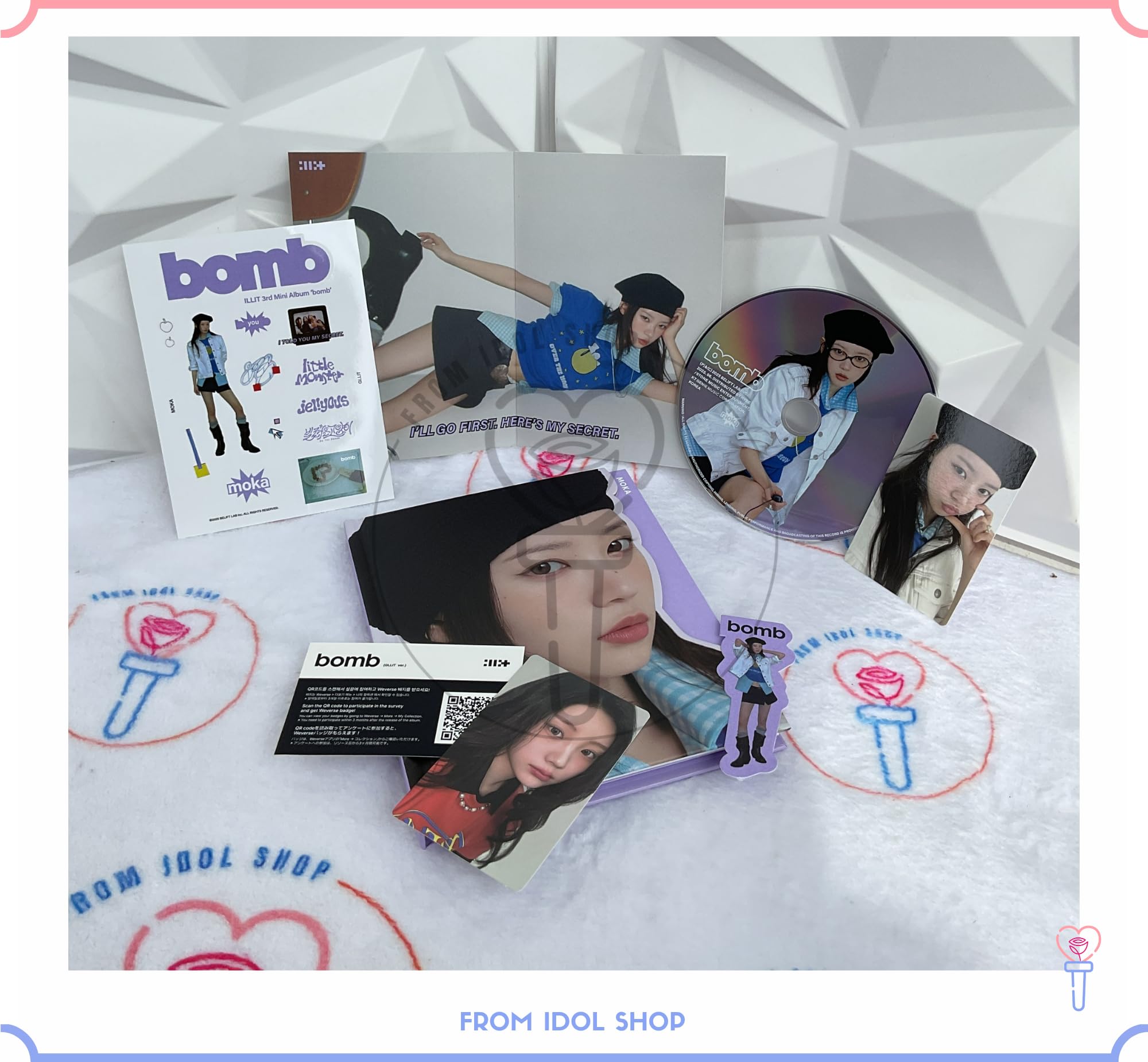 Amazon.com: ILLIT bomb 3rd Mini Album (GLLIT - WONHEE Ver.) : Home