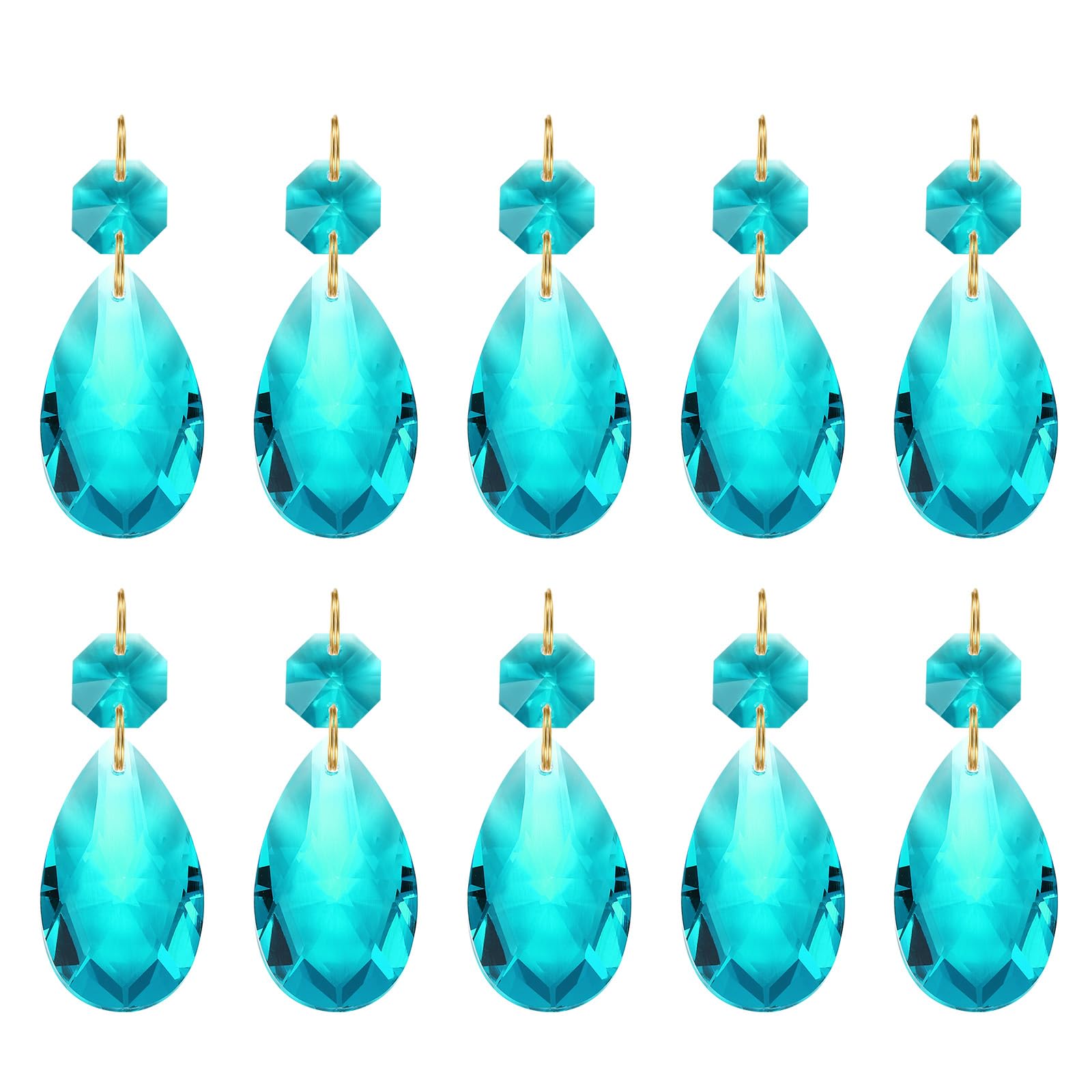 Crystal Suncatcher 20 Pieces 38mm Crystal Prisms Chandelier