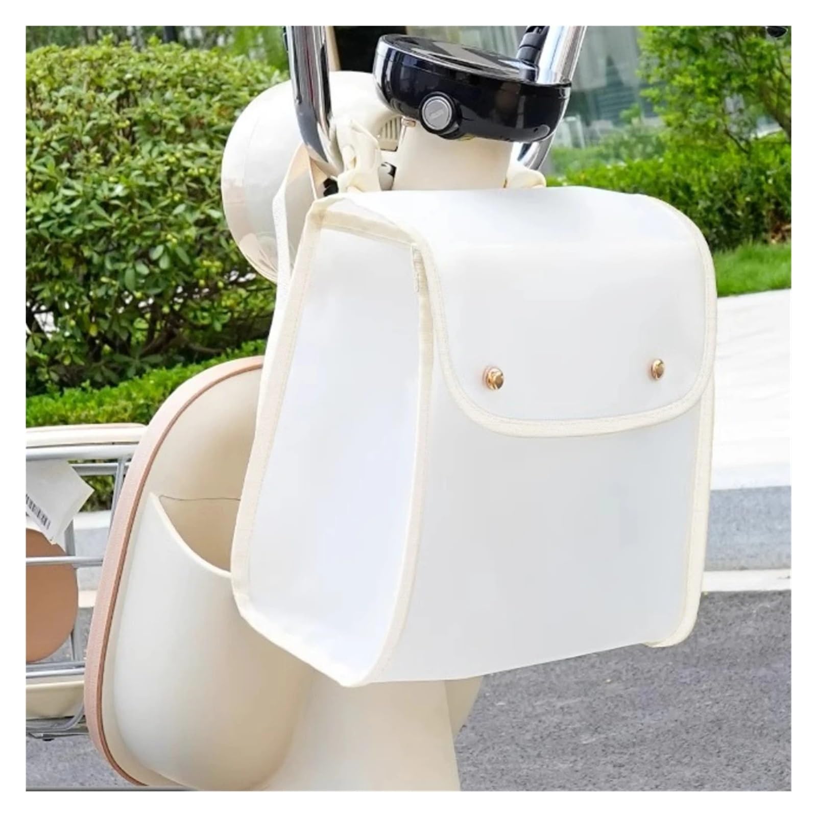 fahrradkörbe Universelle wasserdichte Vorderkorbtasche for E-Bike/Roller, Lenker-Organizer mit großem Fassungsvermögen for Helm, Telefon, Essentials
